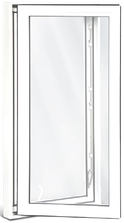 A Vinylguard casement window, shown in the selected exterior colour