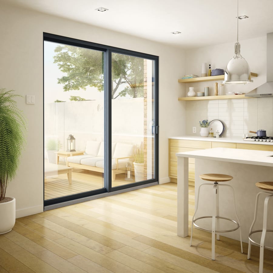 An Urbania series aluminum patio door